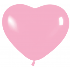 Balón srdce Ružové 109 pastel 6´´- 15cm