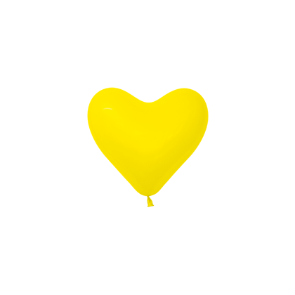 Balón srdce Žlté 320