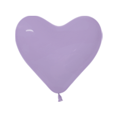 Balón srdce Bledo fialova 050