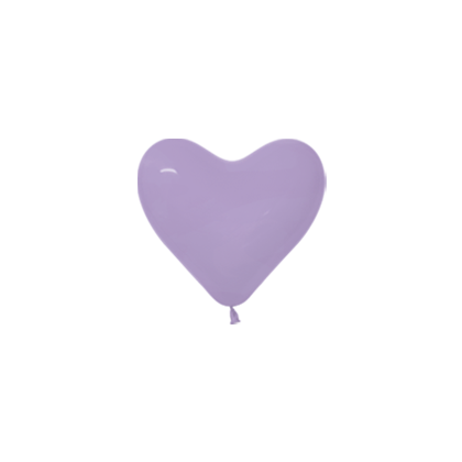 Balón srdce Bledo fialova 050