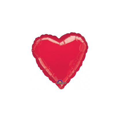 Balón srdce Červené