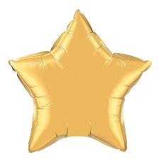 Balón hviezda Zlatá