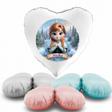Balón Frozen Anna s menom