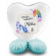 Balón Jednorožec s menom