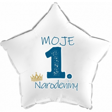 Balón Moje 1. narodeniny chlapec