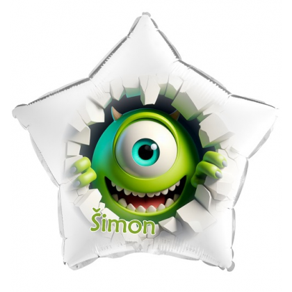 Balón Monster s menom