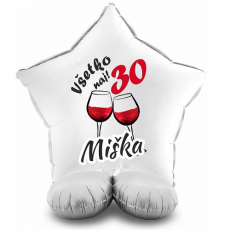 Balón Všetko naj Víno s menom
