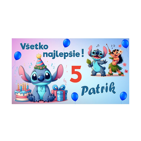 Narodeninový banner Stitch