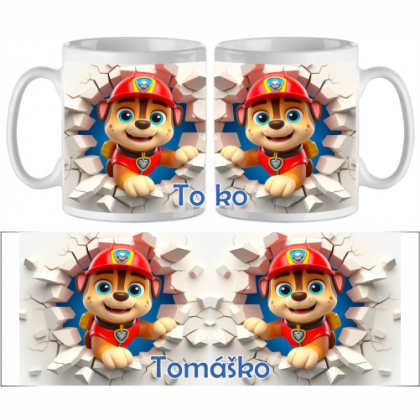 Plecháč / hrnček Paw Patrol