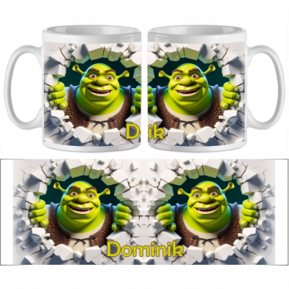 Šálka Shrek s menom