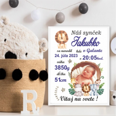 Tabuľka k narodeniu dieťaťa