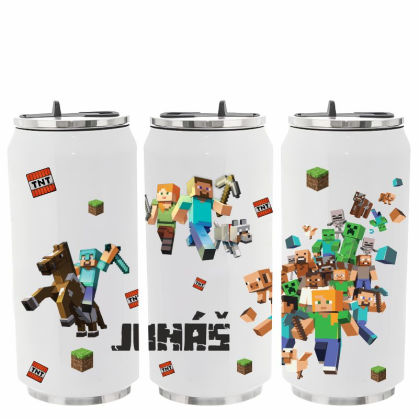 Termoska s náustkom Minecraft