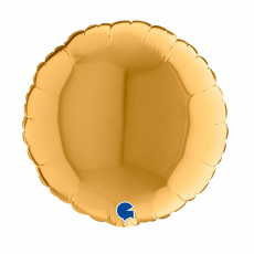 Balón 9´´ Kruh zlatý 23 cm