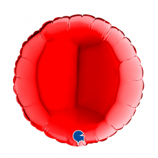 Balón 9´´ Kruh červený 23 cm