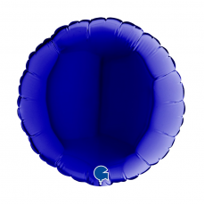 Balón 9´´ Kruh tm. modrý 23 cm