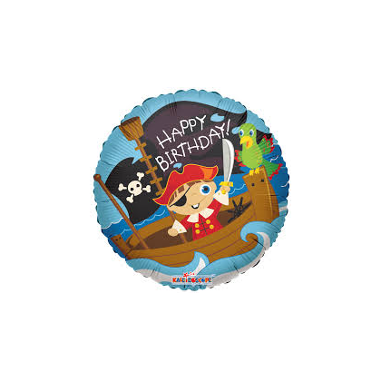 Balón Pirát Happy Birthday
