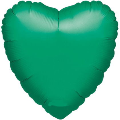 Balón Srdce 45 cm Zelené