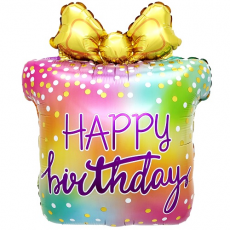 Narodeninový balón Darček Happy Birthday