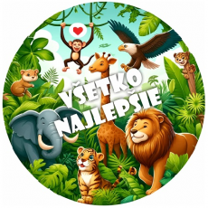 Balón Všetko Najlepšie Safari
