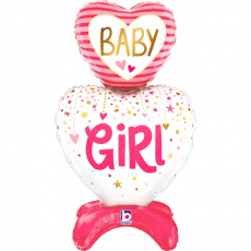 Balón stojaci Baby Girl