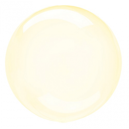 Balón priehľadný žltý fóliový