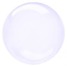 Balón priehľadný fialový fóliový