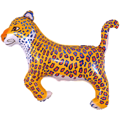 Balón Leopard - čierny