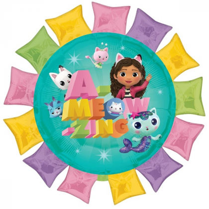 Balón Gabby a jej kúzelný domček US