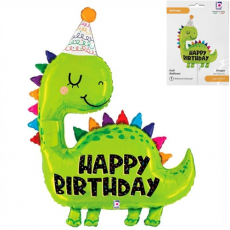 Balón Dino Happy Birthday