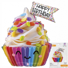 Narodeninový balón Muffin Happy Birthday