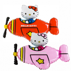 Balónik Hello Kitty v lietadle