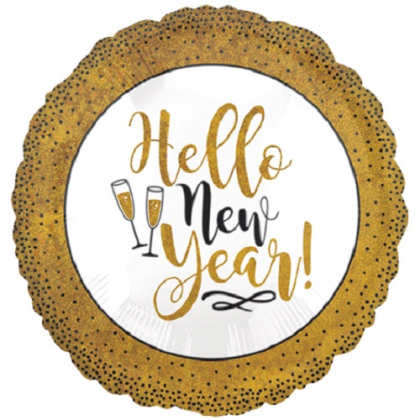 Balón Hello New Year / Nový Rok