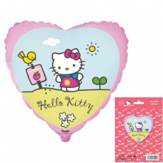 Balón Hello Kitty v záhrade