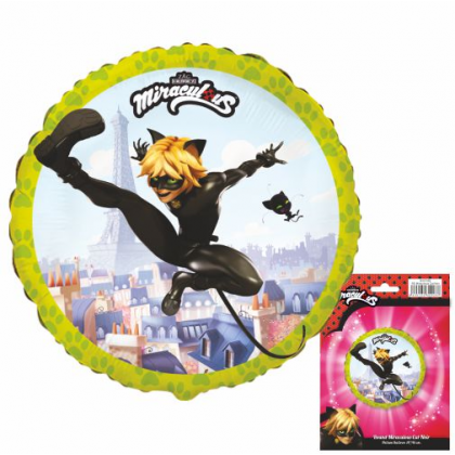 Balón Čarovná lienka Čierny kocúr