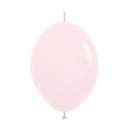 Balón naväzovací matte ružový 15cm