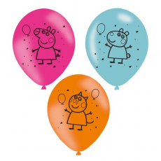 Balóny Peppa Pig 6 ks 