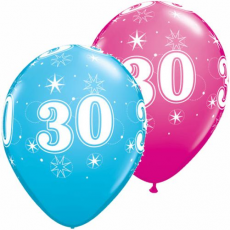 Balón narodeninový číslo 30 11´´