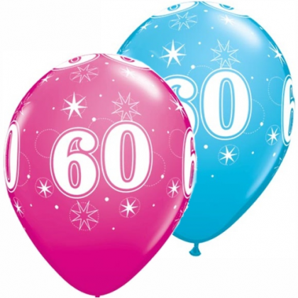 Balón narodeninový číslo 60 11´´