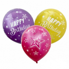 Balóny Metalické Happy Birthday