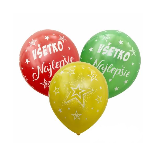 Balóny Všetko najlepšie