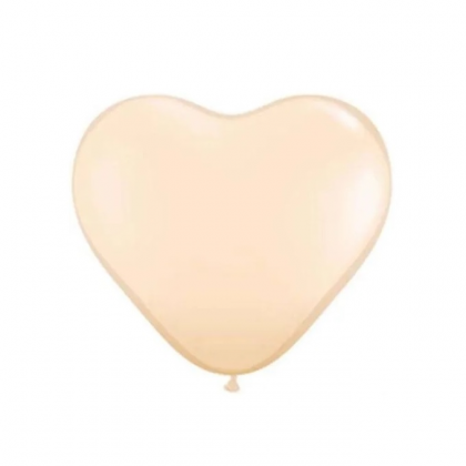 Balón srdce blush 6´´- 15cm