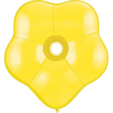 Balón žltý kvetinka  BSM Yellow 40cm