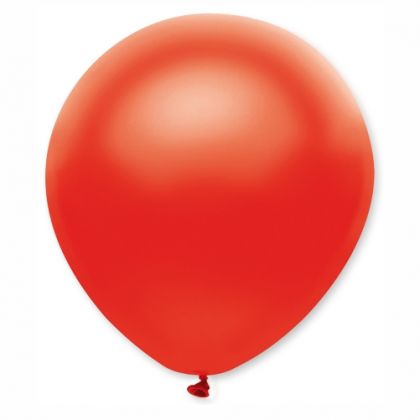 Balón metalický červený 32 cm