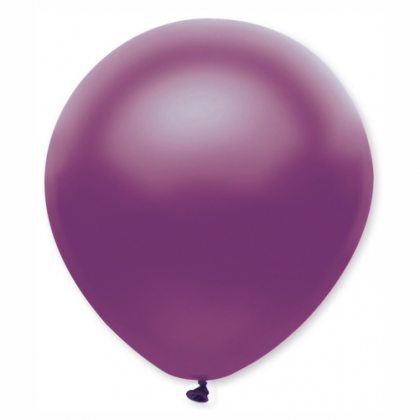 Balón metalický fialový 32 cm