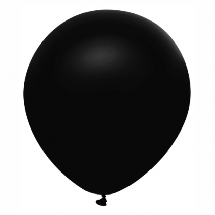 Balón metalický čierny 32 cm