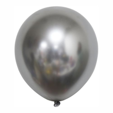 Balón strieborný chromový 