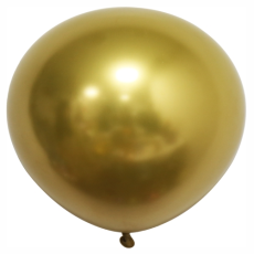 Balón zlatý chrómový 90 cm - 3 ft