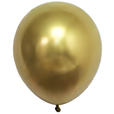 Balón zlatý chrómový 90 cm - 3 ft