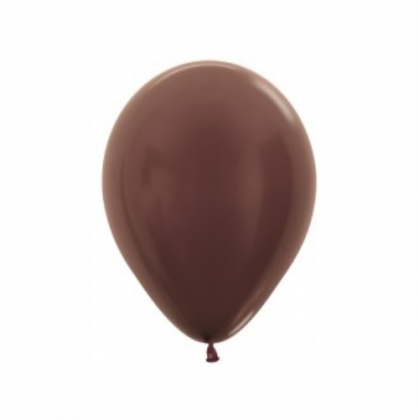 Balón metalický hnedý Čokoláda 576 R5 - 13cm