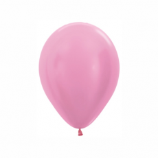Balón metalický Ružový 409 R5 - 13 cm
